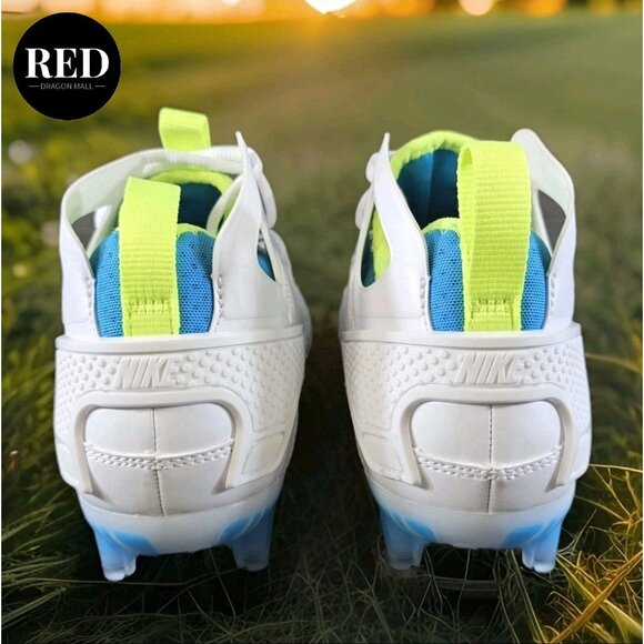 Nike Alpha Huarache 9 Elite Mid NBY LAX SE Lacrosse Cleats FV6149 100 - Men's 8 - Picture 5 of 14
